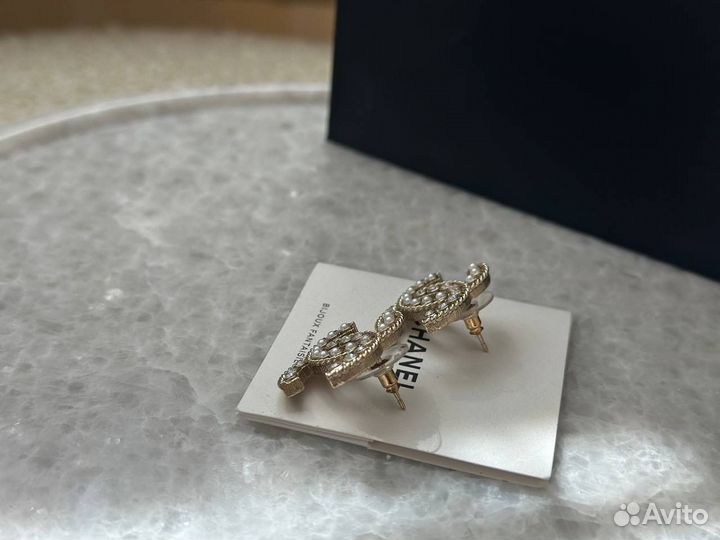 Серьги chanel оригинал
