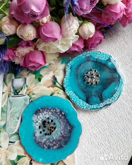 Подставки под украшения из эпоксидной смолы