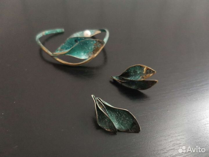 Серьги и браслет