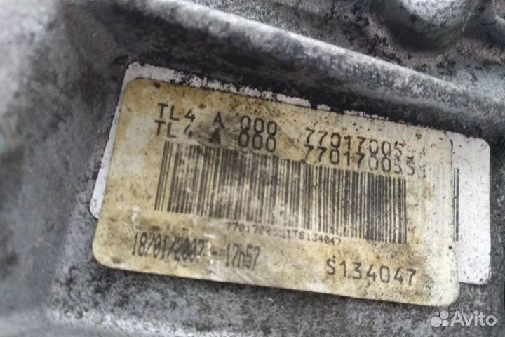 Кпп механическая Renault Scenic 1.5 л., TL4A000