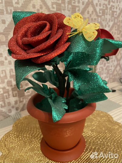 Цветы ручной работы