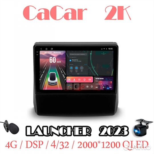 Магнитола 2К на андроиде Subaru Forester 4 (4/32/Q