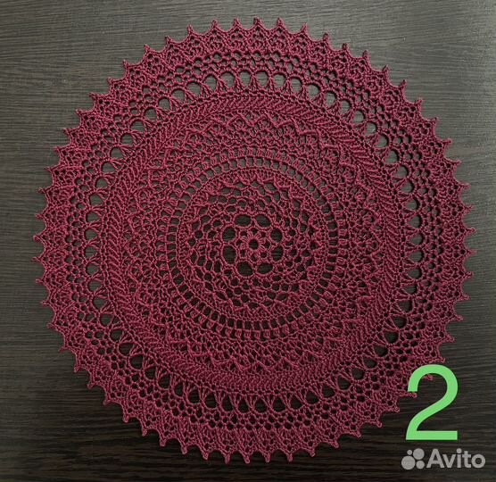 Ажурные салфетки крючком