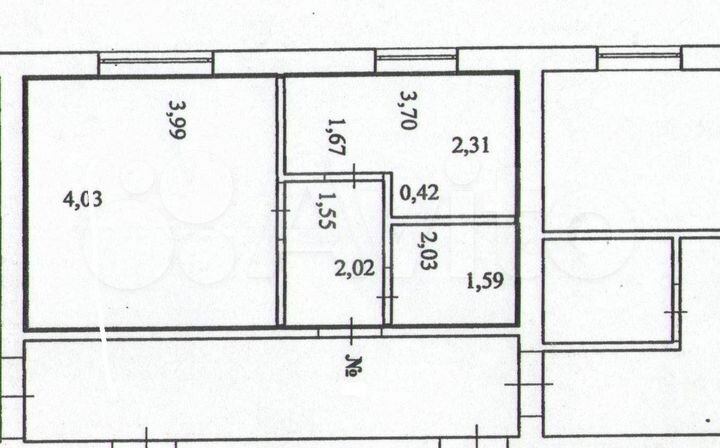 1-к. квартира, 30 м², 2/3 эт.