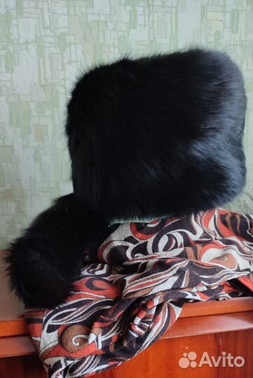 Шапка женская меховая натуральный мех (лиса)