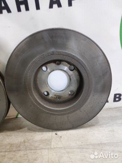 Диски тормозные передние Nissan Note E11 HR16DE