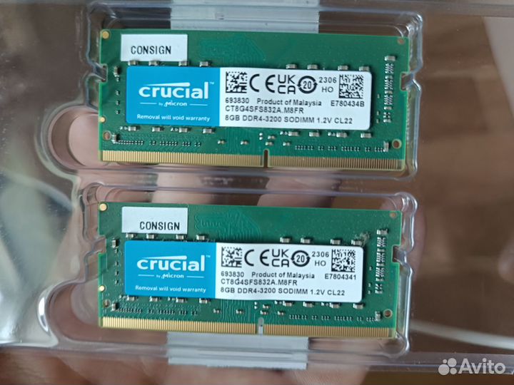 Оперативка для ноутбука ddr4 8gb 2 плашки