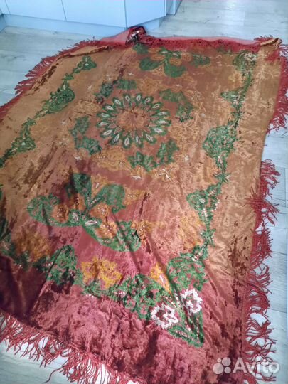 Скатерть покрывало плюш СССР