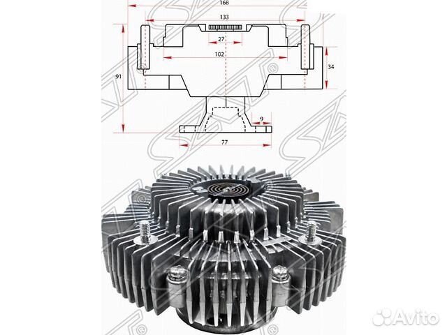 Вискомуфта 1HZ /2H Land Cruiser
