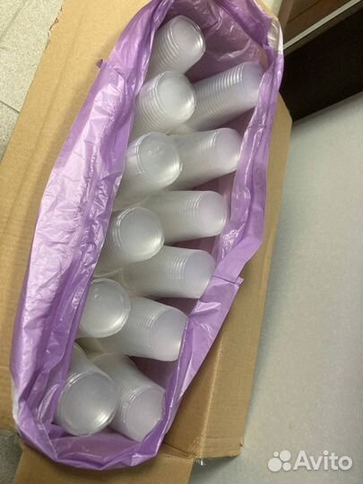 Стаканчики пластиковые одноразовые 200мл