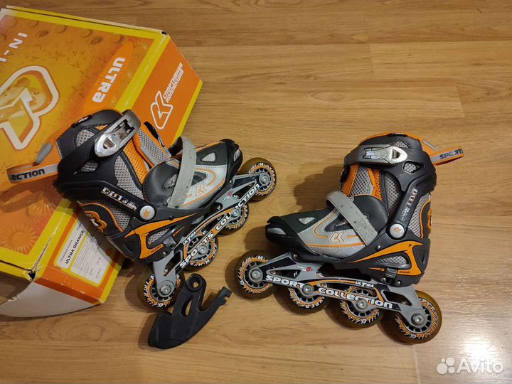Подростковые роликовые коньки(р-р 29-32)