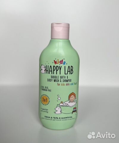 Детское средство 3в1 пена/гель/шампунь, 300 мл