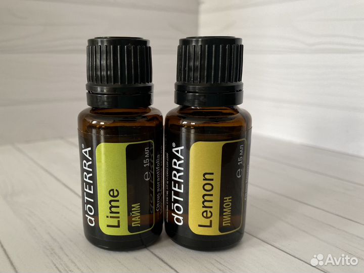 Набор Doterra лайм и лимон по 15мл