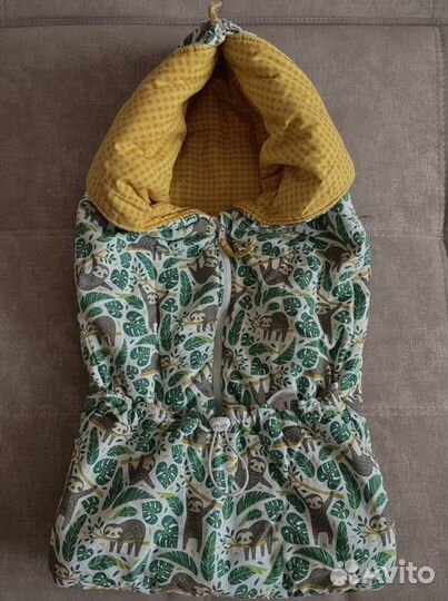 Конверт - одеяло на выписку, в коляску