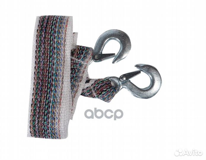 Трос буксировочный 7 т, 2 крюка, 4 метра STB070