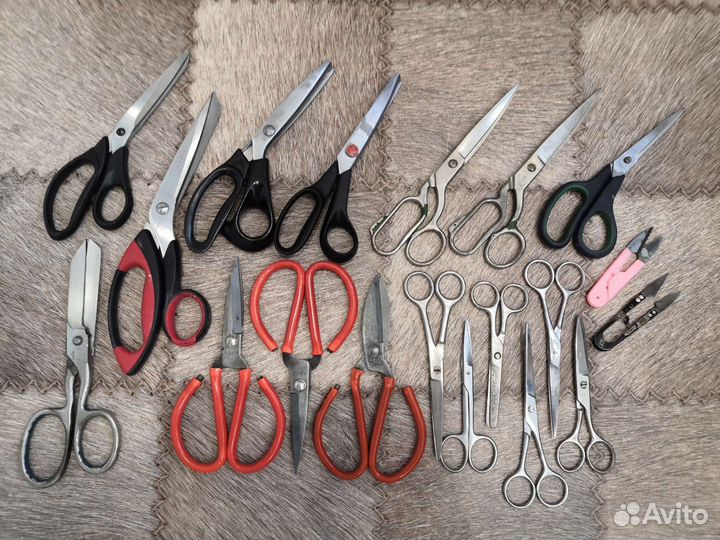 Ножницы портновские, закройные, для кожи и меха