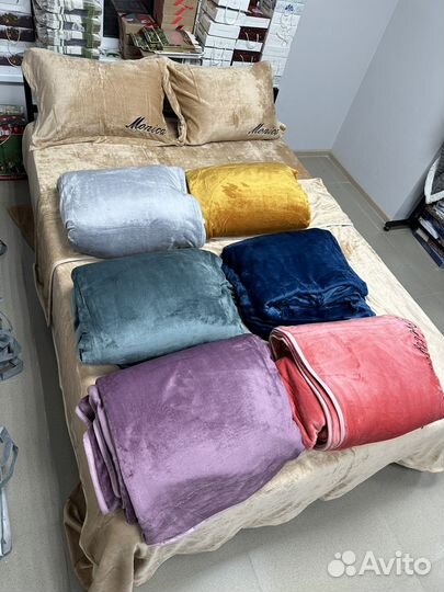 Велюровые комплекты постельного белья