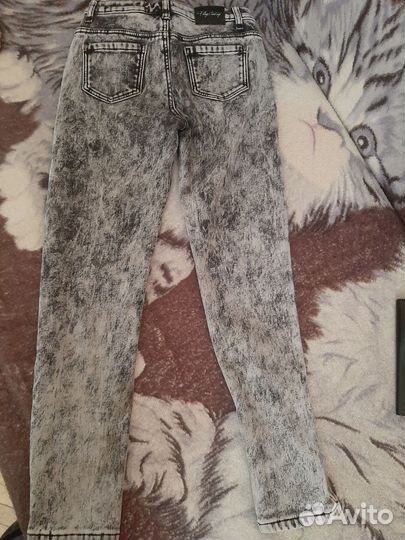 Джинсы утепленные для девочки 146