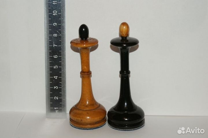 Шахматы с утяжелителями старинные дуб