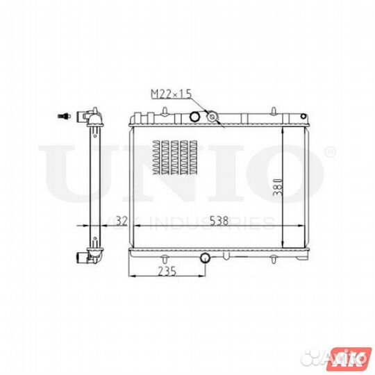 Радиатор двигателя