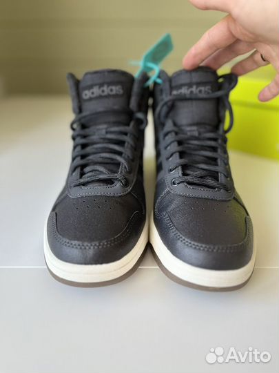 Adidas Neo Hoops 2.0 Mid Кроссовки с мехом, 41 1/3