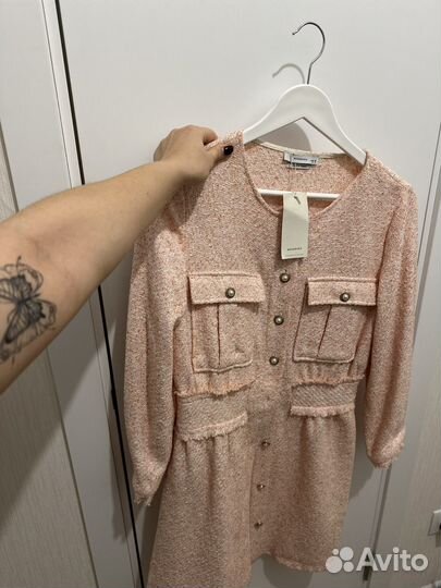 Твидовое платье reserved