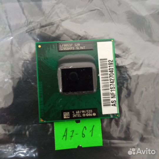 Процессор Intel Celeron M 520 1,60 GHz ppga478 lf8