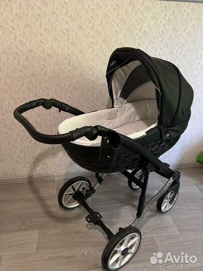 Коляска экокожа camarelo maggio 3 в 1