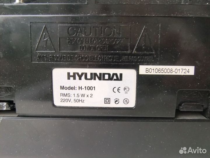 Магнитола Hyundai Радио AM, FM диапозоны, запчасти