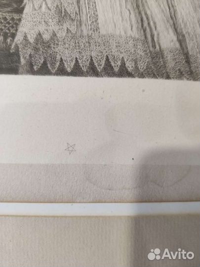 Гравюра в раме