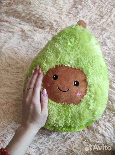 Мягкая игрушка авокадо 40 см