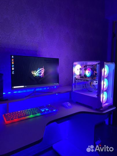 Игровой пк с монитором 100 гц