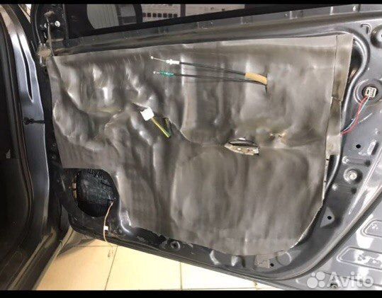 Шумоизоляция одной двери с работой и материалом