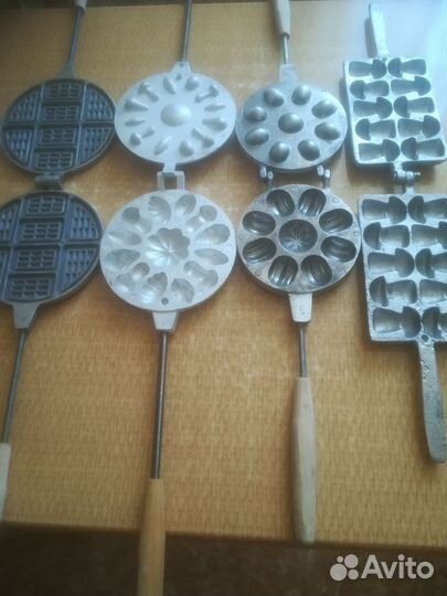 Формы для выпечки орешков,вафель,грибов СССР