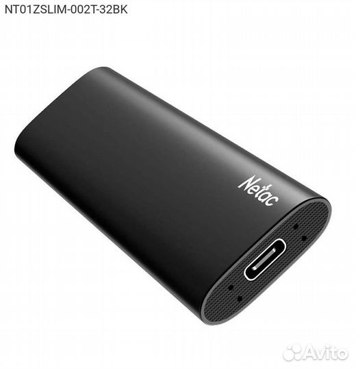 Внешний диск SSD Netac Z Slim 2TB Mini USB 3.2 Чёр