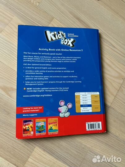 Учебник и рабочая тетрадь Kids box 2