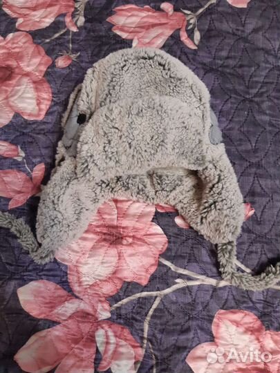 Шапка ушанка зимняя для мальчика р.46