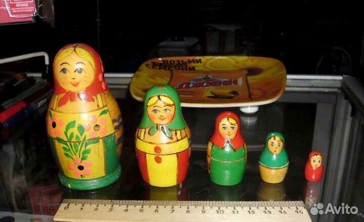 Матрешка олимпийская Олимпиада 1980 год сувенир