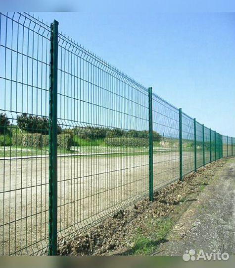 Забор сетка 3д