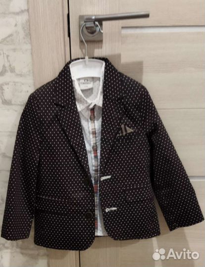 Пиджак с рубашкой