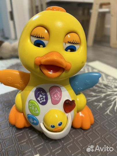 Детская музыкальная игрушка Утенок baby go