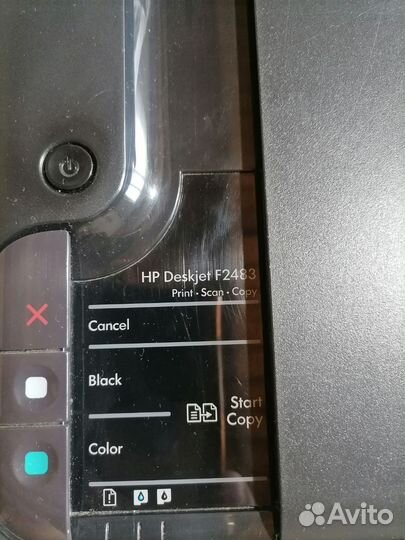 Цветной струйный принтер мфу hp f2483