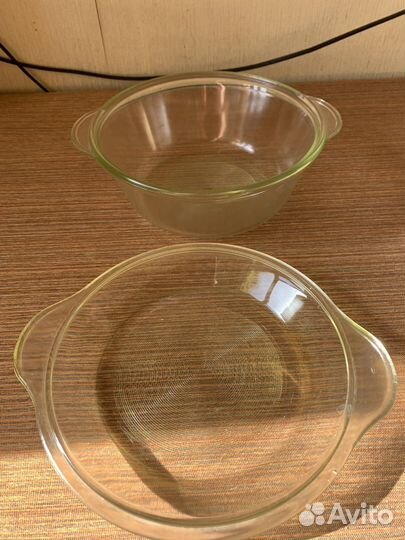 Кастрюля из жаропрочного стекла. 1 литр