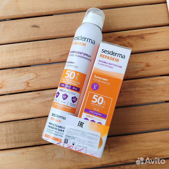 Набор крем флюид и масло Sesderma SPF 50