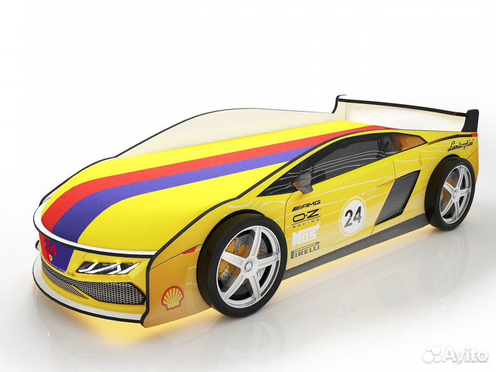 Детская кровать машина 