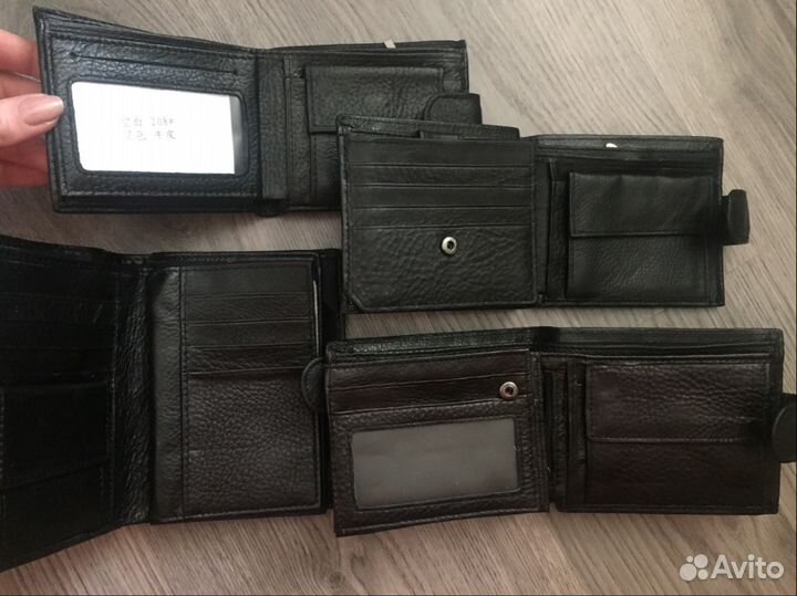 Мужской кошелёк натуральная кожа новый