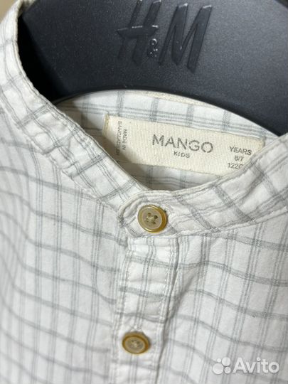 Рубашка mango kids 116/122см