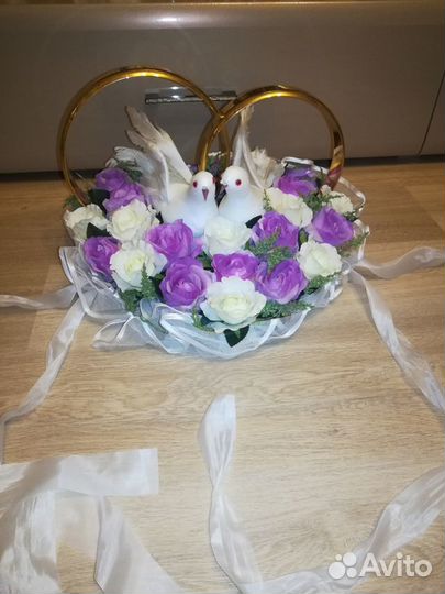 Свадебное укашение на авто