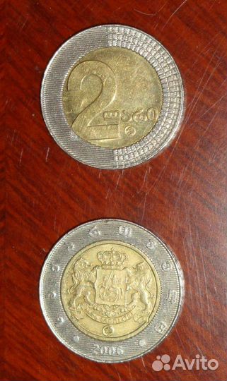 Грузинские деньги - монеты лари и тетри