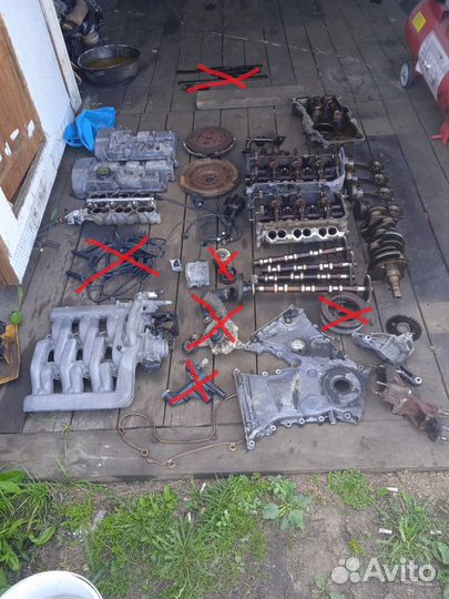 Двигатель в разборе lcbd форд